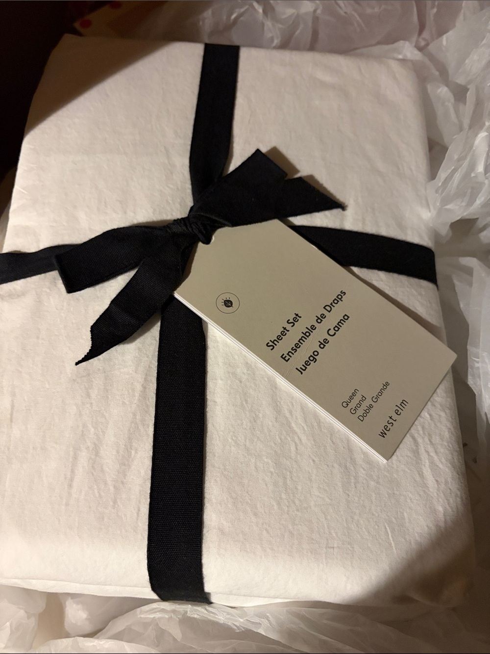 West Elm Crisp White Bedding Sheets - Picture 4 of 4